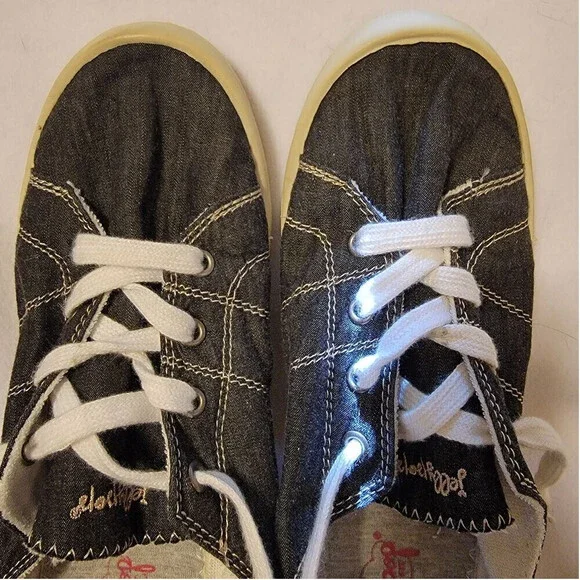 JELLYPOP Navy Dallas Sneakers EUC - 10 - Picture 6 of 8